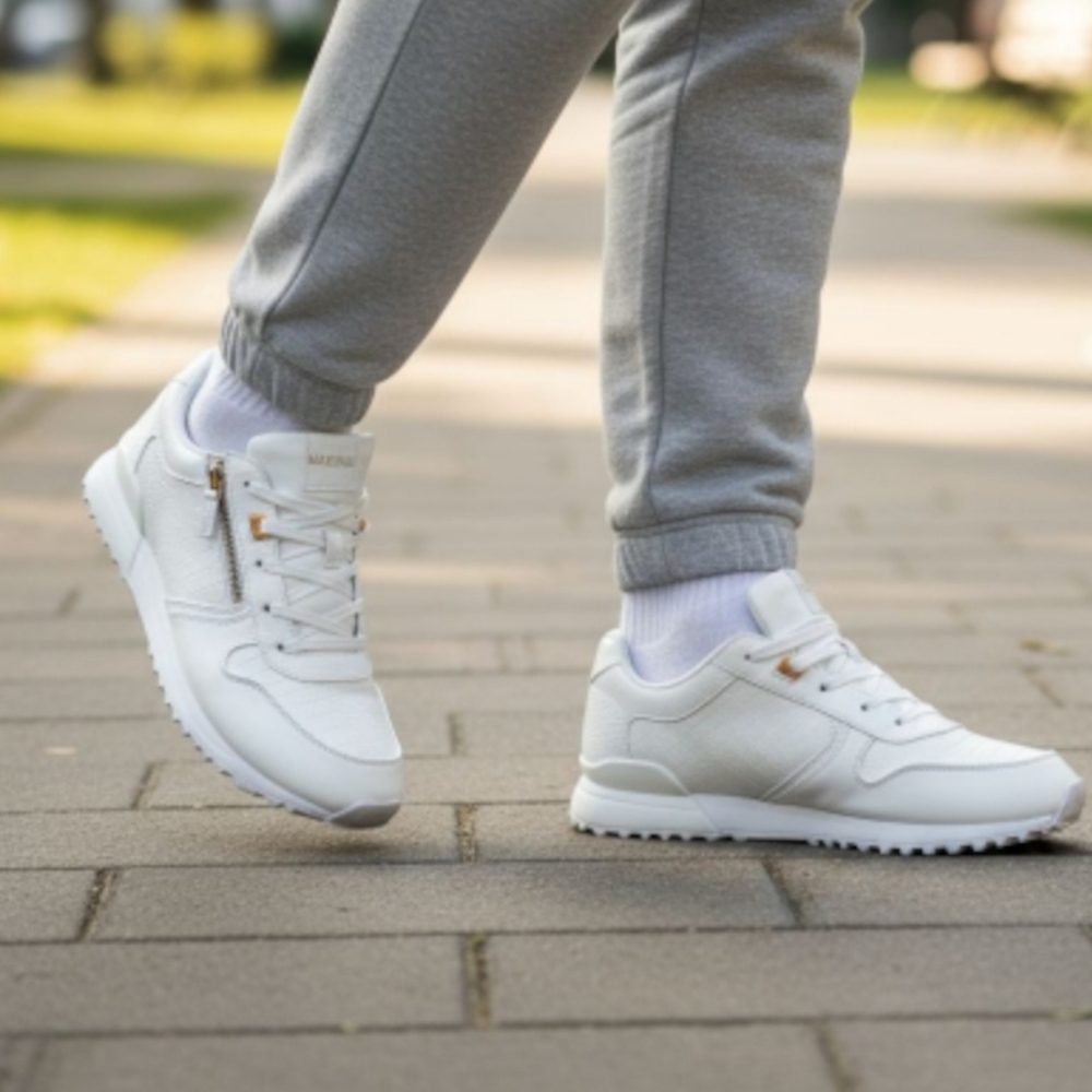 Mazino Mens Crocodile Selenite Joggers Sneakers Ametrine-007 JMS5212102S sz 12